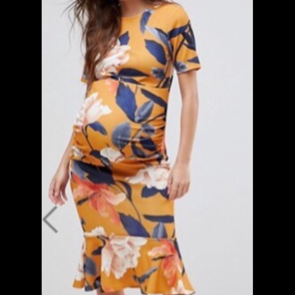 ASOS maternity floral dress